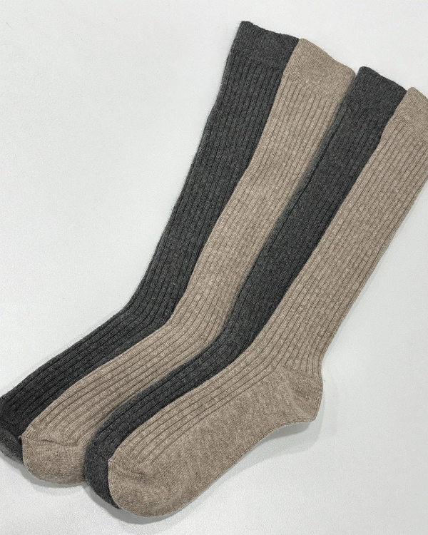 캐시미어 울 롱삭스 socks (+5color)